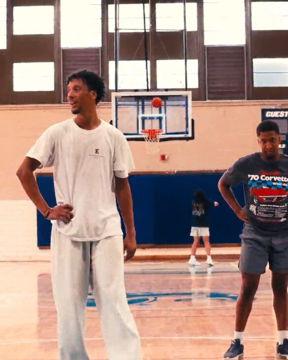 Basketball run at Lynwood Rec Center