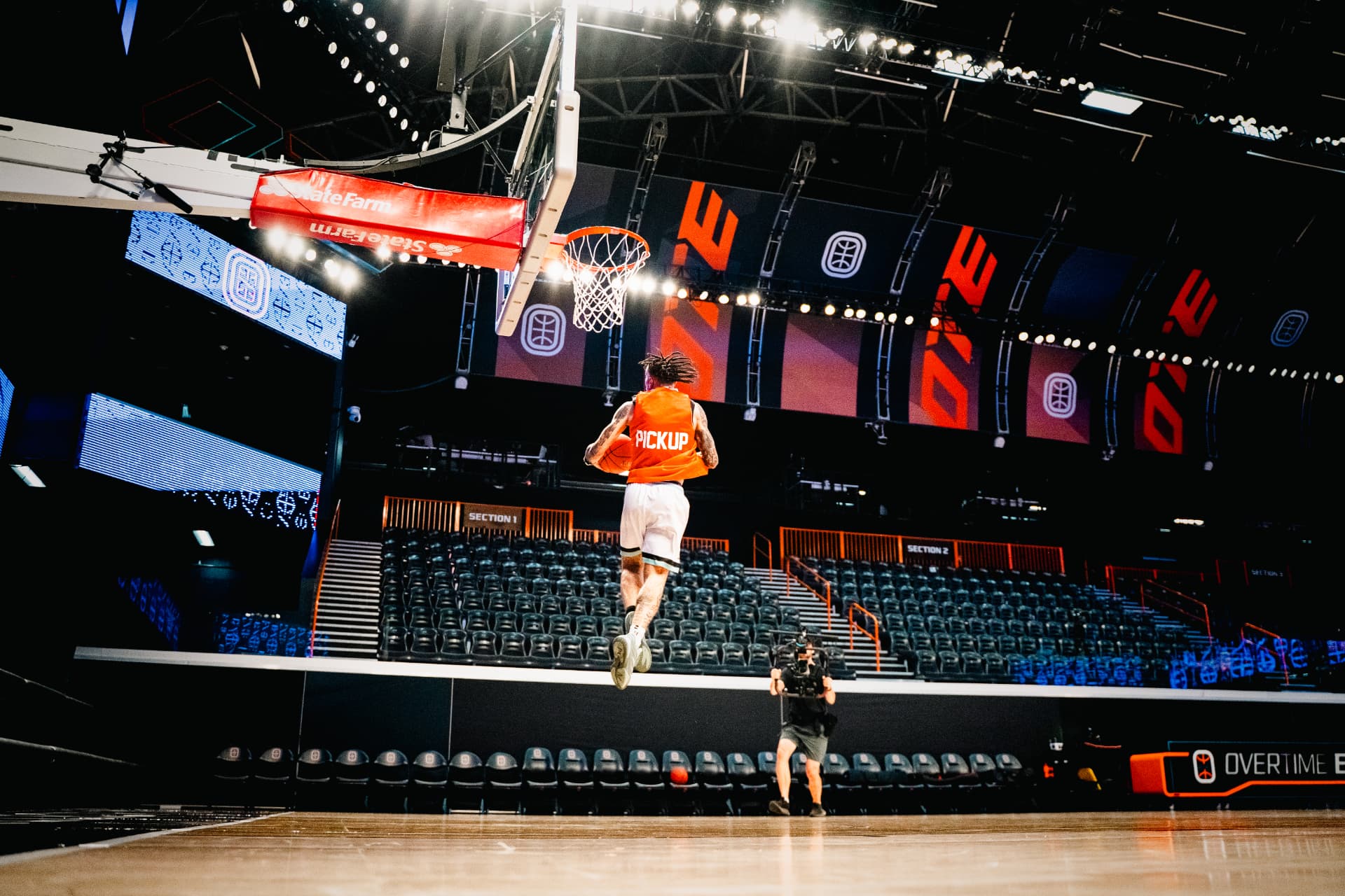 Basketball run at Overtime Elite